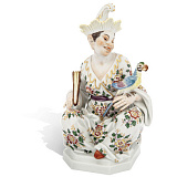 Фигурка Meissen 18см Японка с попугаем (И.-И.Кэндлер) (лим.вып.6/50, 2016)