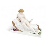 Фигурка Meissen 26 см Обнаженная с зеркалом и розой, лимвып01/25, 2018