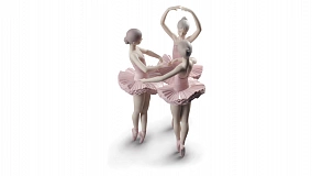 Фигурка Lladro Балерины 18х31 см, фарфор