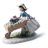 Фигурка Lladro Покатаемся 24x21 см, фарфор