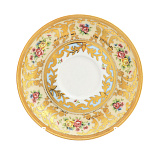 Набор блюдец Falkenporzellan Vienna Creme Gold 15см
