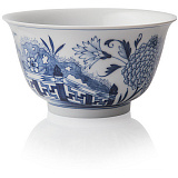 Чаша Meissen для мюсли 16 см Хризантема, кобальт