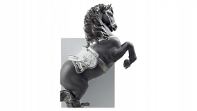Фигурка Lladro Курбет Ре-Деко 22х33 см, фарфор