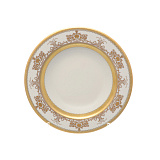 Набор тарелок глубоких на 6 персон Falkenporzellan Constanza CREAM Saphir Gold 23 см