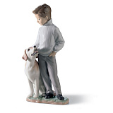 Фигурка Lladro Мой верный друг 12х25 см, фарфор