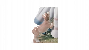 Фигурка Lladro Давай обнимемся 12х20 см, фарфор