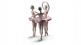 Фигурка Lladro Балерины 18х31 см, фарфор
