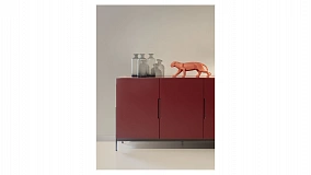 Фигурка Lladro Пантера оригами 50х12х19 см, фарфор, коралловая